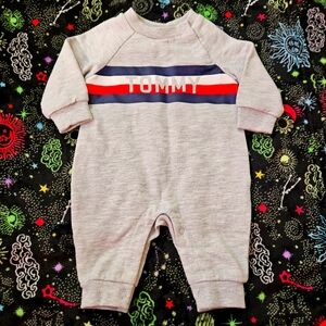 One Piece, Tommy Hilfiger, Grey, 0/3 Months